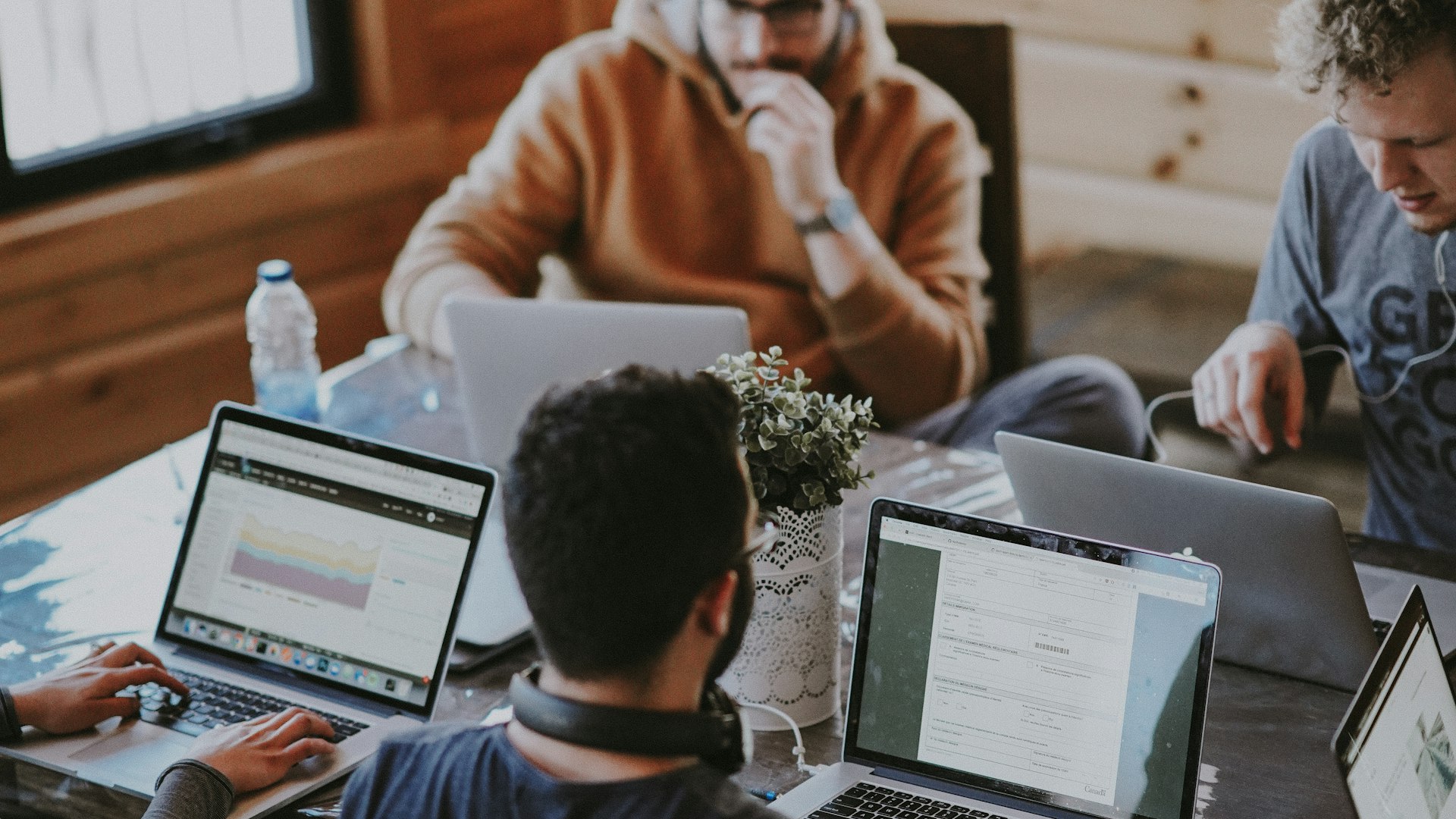 Professional team collaboration